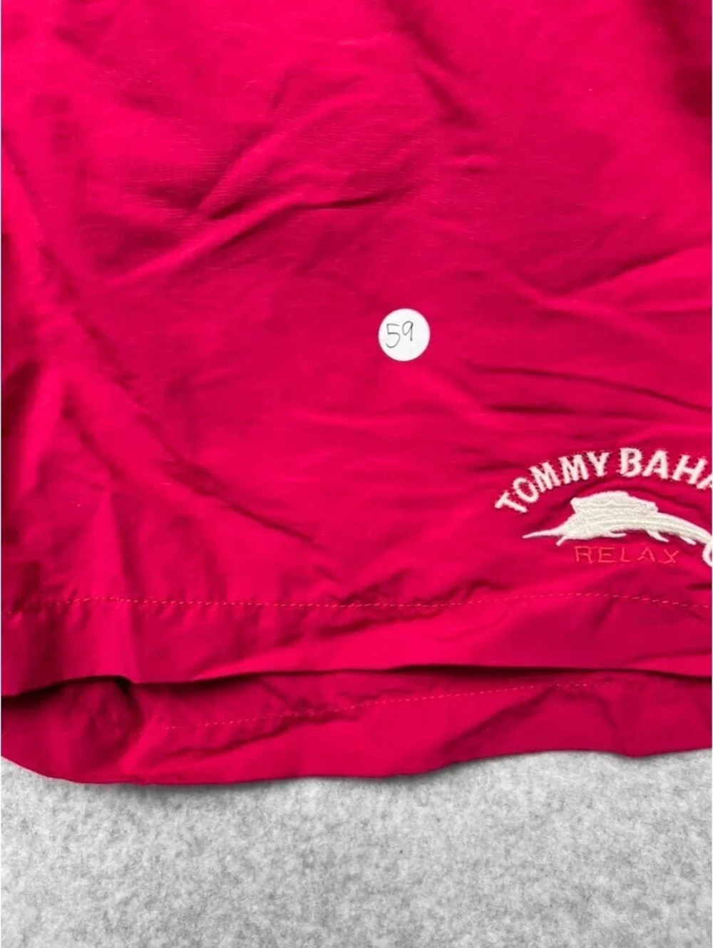 Tommy Bahama Relax Swim Trunks Mens XXL Pink Red Mesh Lined Beachwear Board Shor